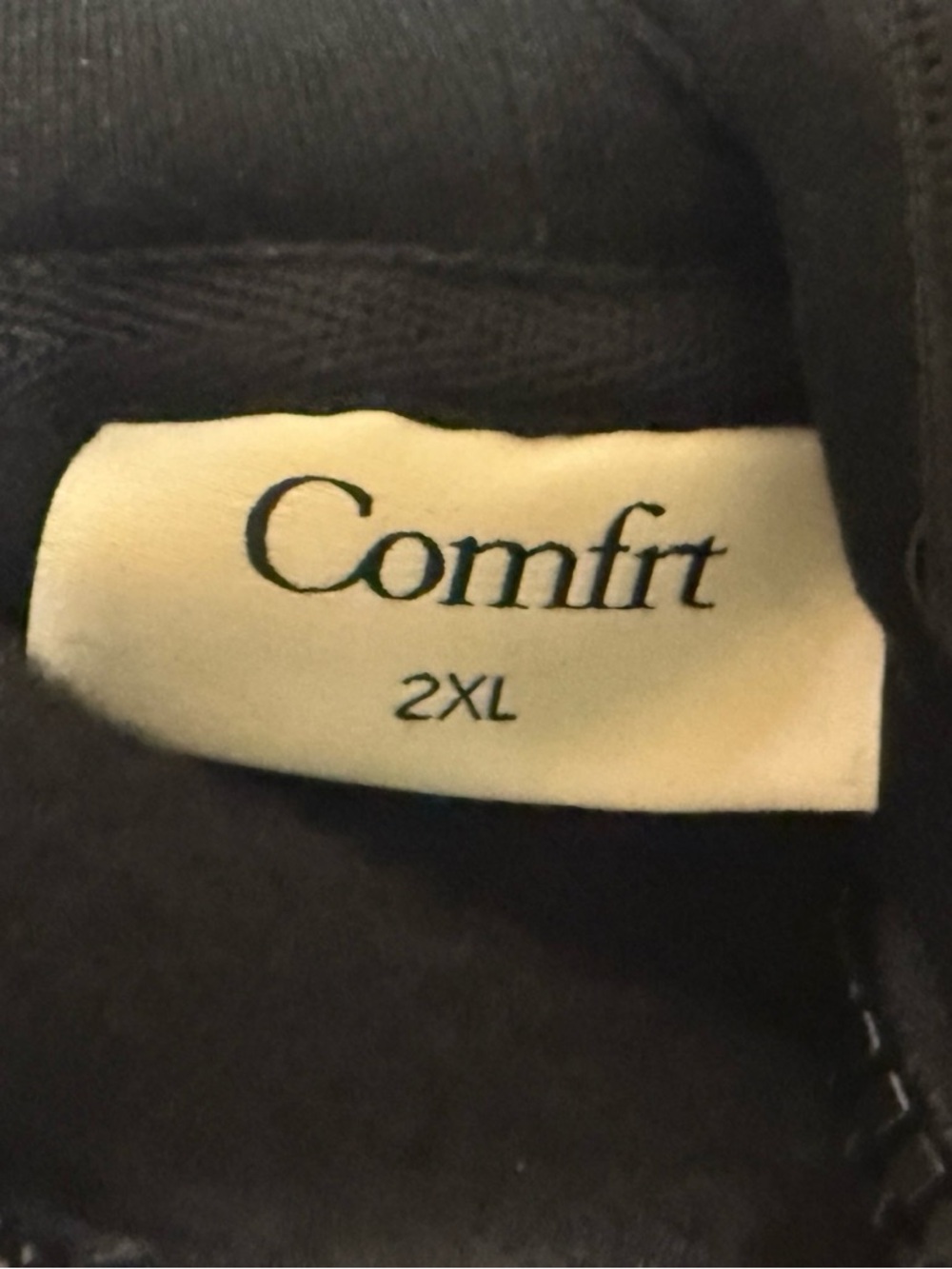 COMFRT Travel Essentials Zip Hoodie Sweatshirt w/ Zip Pockets - Obsidian / Black - Picture 8 of 9